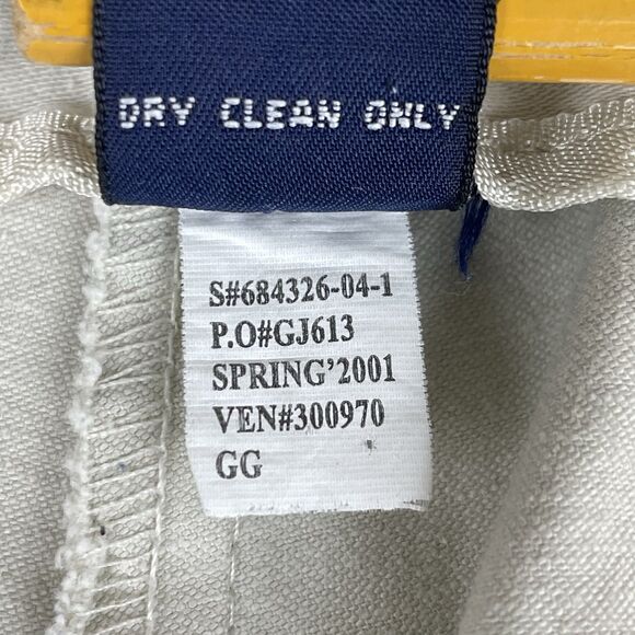 Gap Side Zip Stretch Capri Pants Women’s 8 Khakis Vintage Basic Preppy Essential - Picture 7 of 16